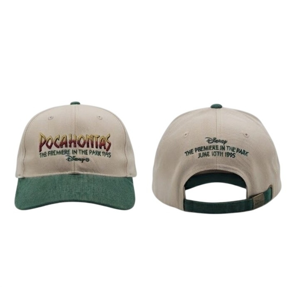 Vintage 1995 Disney Pocahontas The Premiere In the Park Baseball Hat Cap